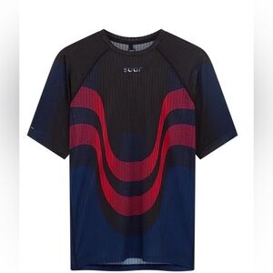 Soar Race Tee - Black/Red/Navy